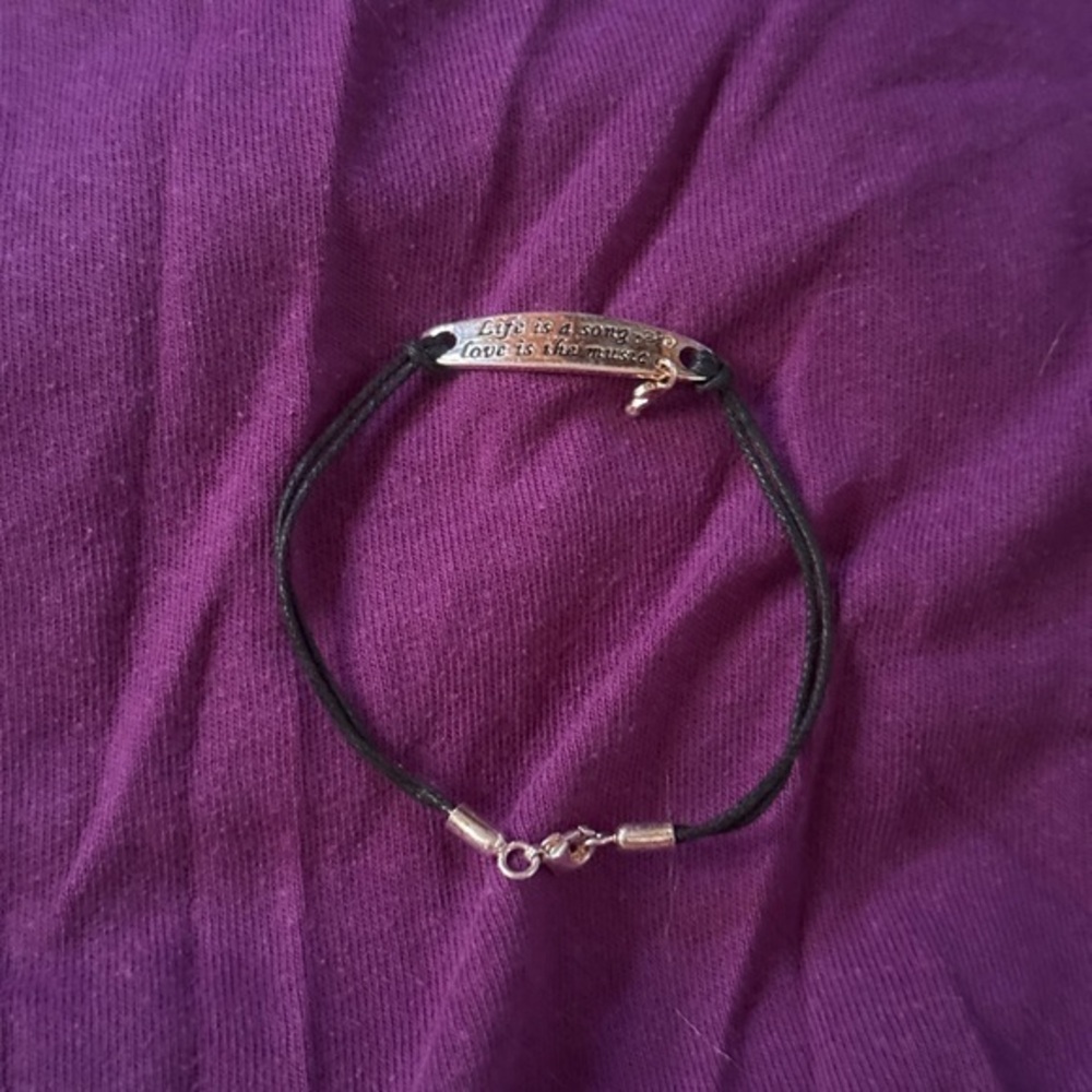 Silver Inspirational Bracelet
